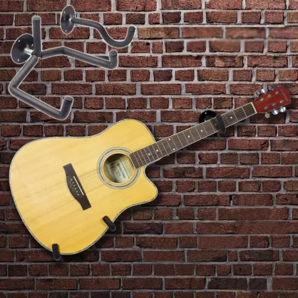 Guitar Wall Mount Holder Stand Horizontal for Music Shop Exhibition Studio Guitar Wall Mount Holder Stand Horizontal for Music Shop Exhibition Studio