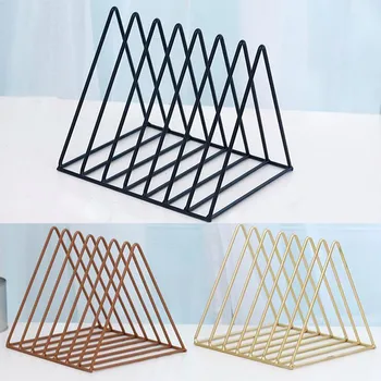 

Nordic e simple wrought iron desktop storage rack shelf file azine storage box office rack jewelry