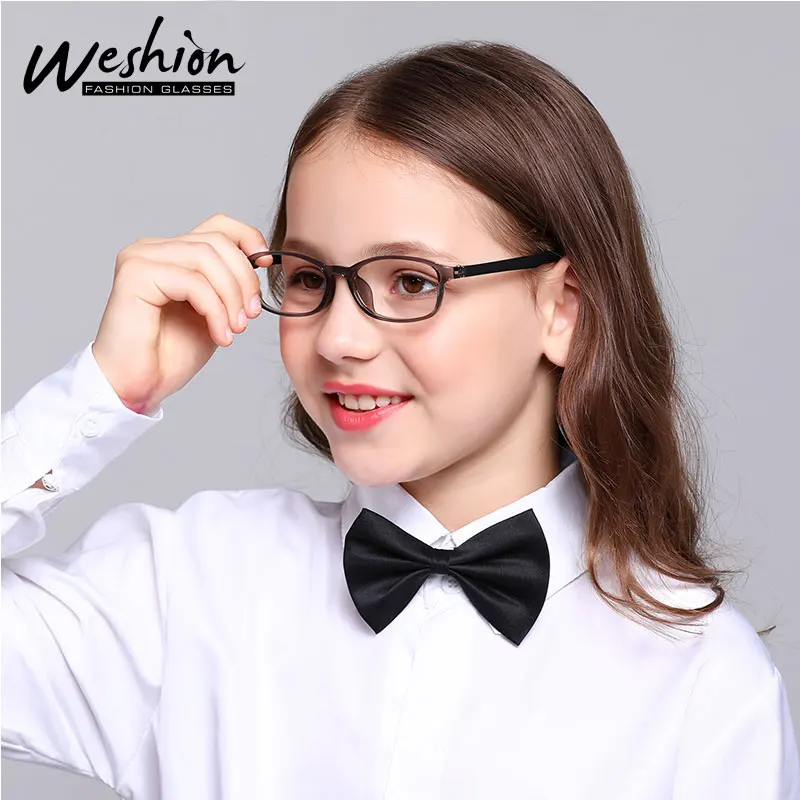 

Boys Girls Anti-blue Light Glasses Astigmatic TR90 Frame Junior Prescription Eyewear Customizable Myopic Lenses