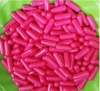 

00 size empty capsule 200pcs! Peach Red colored hard gelatin empty capsules(seperated or joined capsules available)
