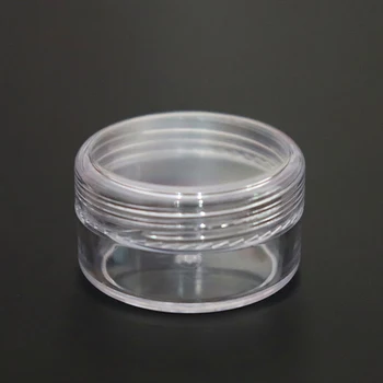 

12pcs 3g 5gMini Cosmetic Empty Container Pot Small Sample Bottle Eyeshadow Lip Balm Face Cream Sample Transparent Container