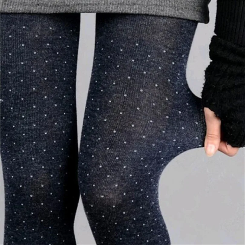 

LJCUIYAO Autumn Women Fashion Stocking Winter Pantyhose Women Opaque Footed Tights Pantyhose Thick Tights Dot Stockings Hot