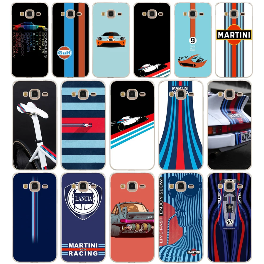 Чехол для телефона 143FG Martini Racing Colores Мягкий Силиконовый ТПУ чехол Samsung j3 j5 j7 2016 2017 j330