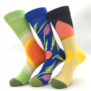

Funny Pattern Socks Casual 1 Pairs Lovers Mens Socks Comfortable Unisex Ladies Lovers Socks Fashion Cotton Slippers Men