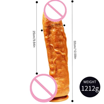 Sex Shop New Super Soft Realistic Penis Dildo Sexy Huge Dildo  Double-layer Silicone Suction Cup Dildos For Women Big Dick 4