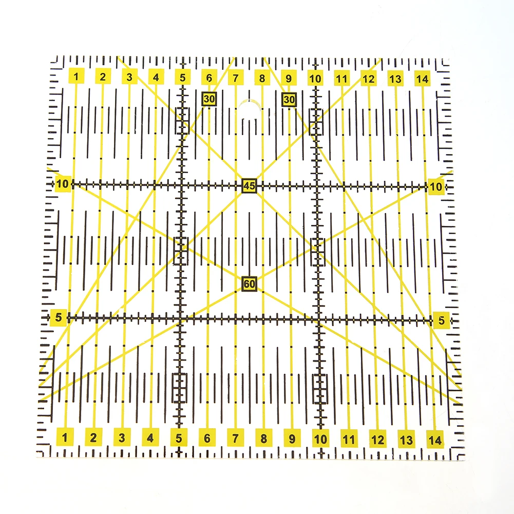 1 шт. Лоскутная линейка инструменты для квилтинга Толстая Акриловая Ткань линейка для пэтчворк DIY Швейные Инструменты для квилтинга
