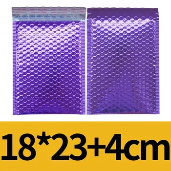 

Purple Bubble Mailers,18*23+4cm Shipping Envelopes with Buble,Bubble Kraft Paper Bags,Craft Packages,Envelope for Discharge