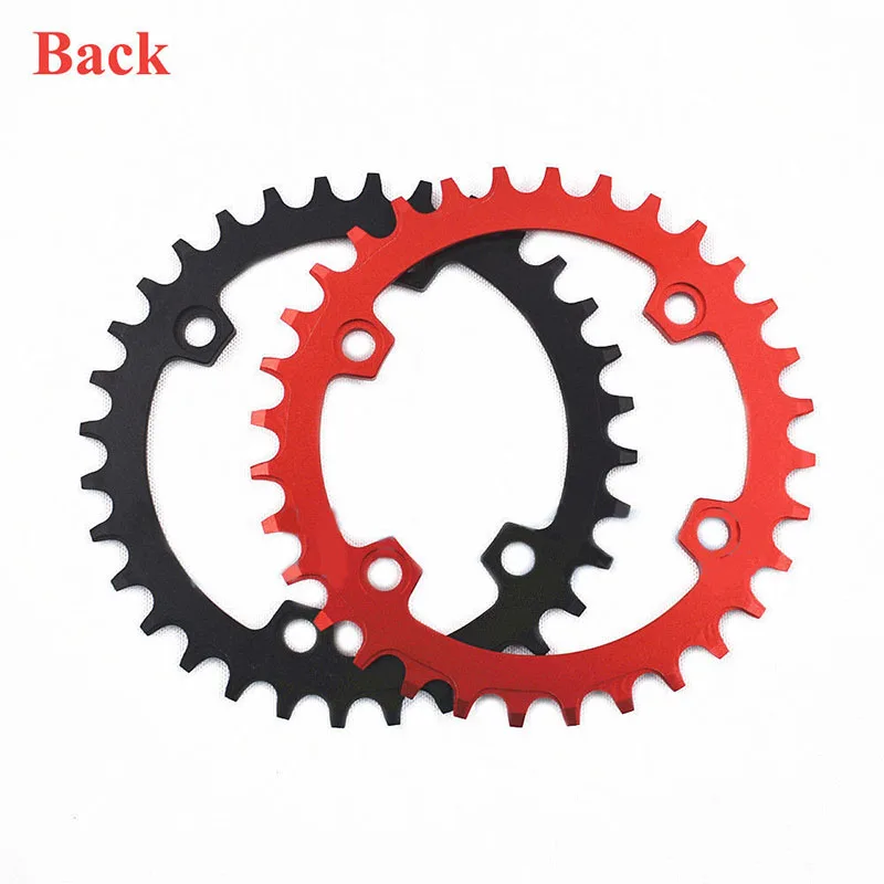 DECKAS Chainring 96BCD-S Narrow Wide MTB Chain Ring MTB Road Bicycle RoundOval Chainwheel 32-38T Fit SHIMANO XTR,XT,SLX (7)