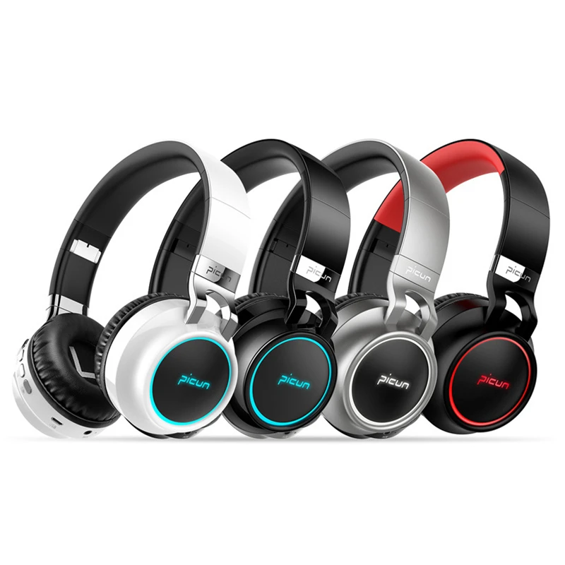 

New P60 Wireless Headphones Bluetooth Sports Headset Support 24 Hours Working Time TF Card MP3 Player With Microphone Earphones