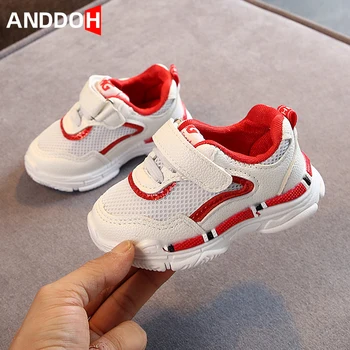 

Size 21-30 Children Breathable Lightweight Sneakers Baby Wear-resistant Toddler Shoes Boys Girls Anti-slippery Casual Sneakers