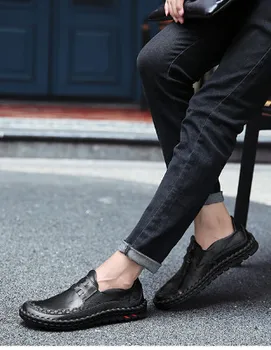 

6391-2019 new spring and summer casual sports leather shoes