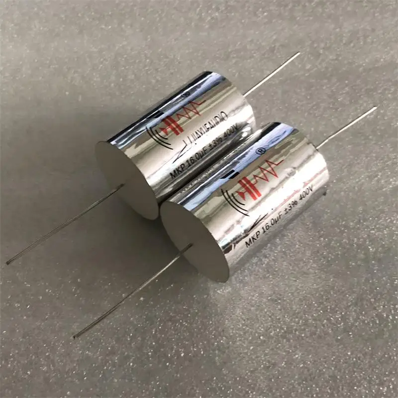 

2pcs The new US JlAYUEAUDIO foil MKP 16UF 400V 3% Audio fever blister pin capacitance free shipping