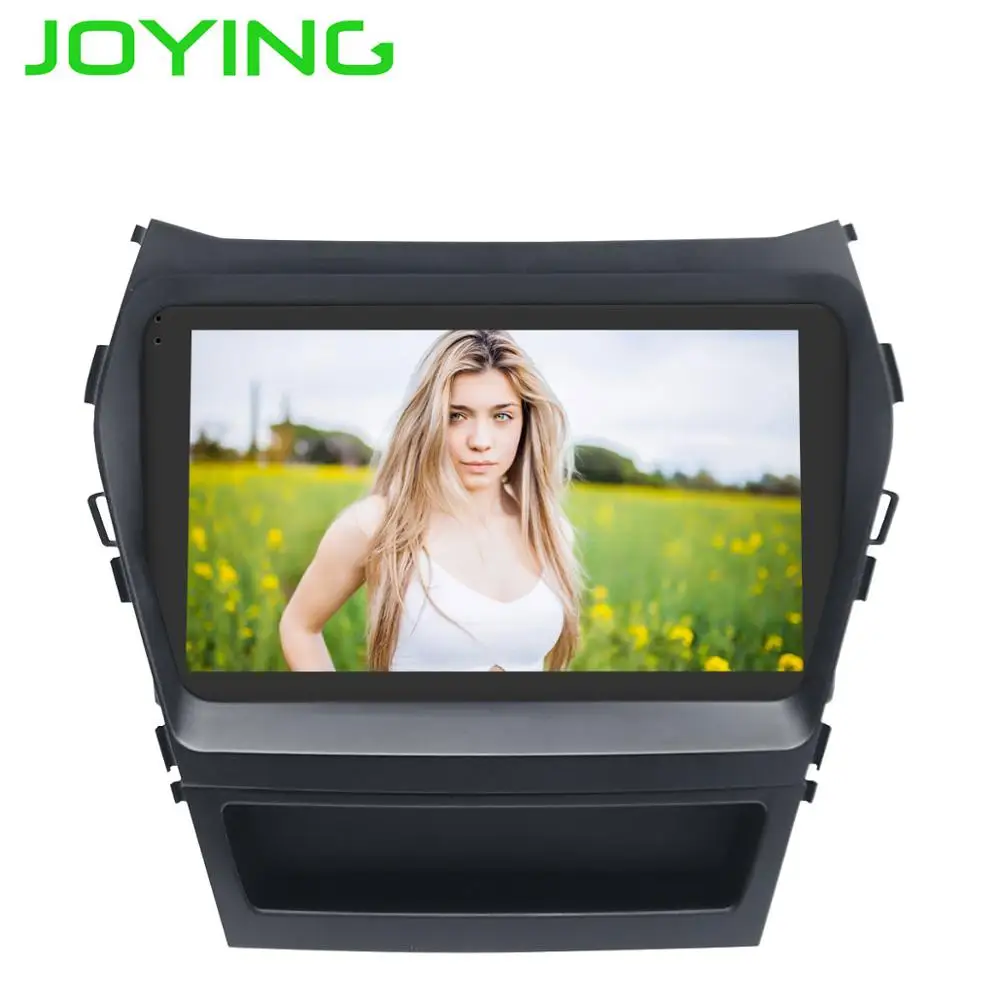 JOYING Android 8,1 головное устройство 9 дюймов ips 2.5D сенсорный экран стерео DSP быстрая загрузка gps навигация для hyundai IX45 Santa Fe 2013