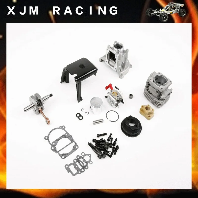 

4 bolt 32cc Модернизированный набор цилиндров 36cc с карбюратором Walbro 1170 для 1/5 HPI ROFUN ROVAN BAJA LOSI 5IVE T запчасти для двигателей автомобилей на радиоуправлении