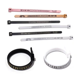 UK USA British American European Standard Measurement Belt Bracelet Rings Sizer Finger Size Screening Jewellery Tool Wholesale