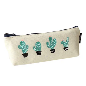 

Fashion Zipper Pouch 2019 Cute Plants Stationery Pencil Pen Case Cosmetic Makeup Bag Zipper Pouch Case#T2
