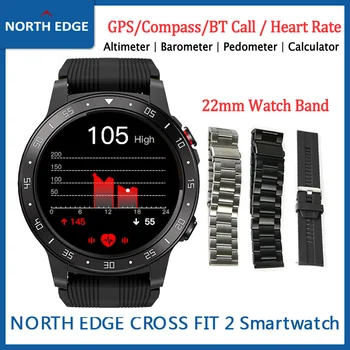 

Original North EDGE GPS Smart Watch Men Compass Atmospheric Bluetooth Call Sports Watch Altitude Monitor Cross Fit 2 Smartwatch