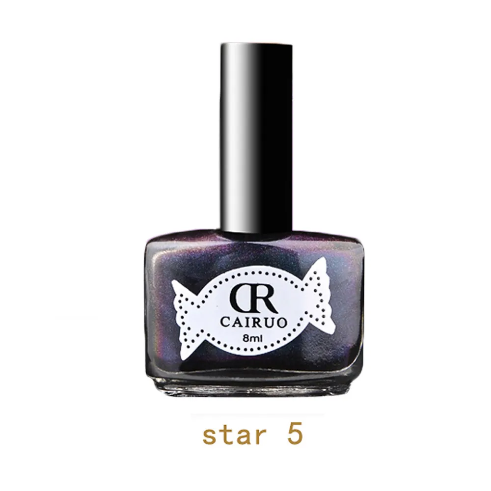 E Chameleon Nail Polish Lasting Eco Fashion Nail Art Polish Lacquer Decoration Gradient Laser Quick Dry Series Nail Varnish Pure - Цвет: E