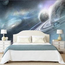 Diantu пользовательские обои современный простой трехмерный пространство земля телевизионный фон гостиная спальня 3d обои