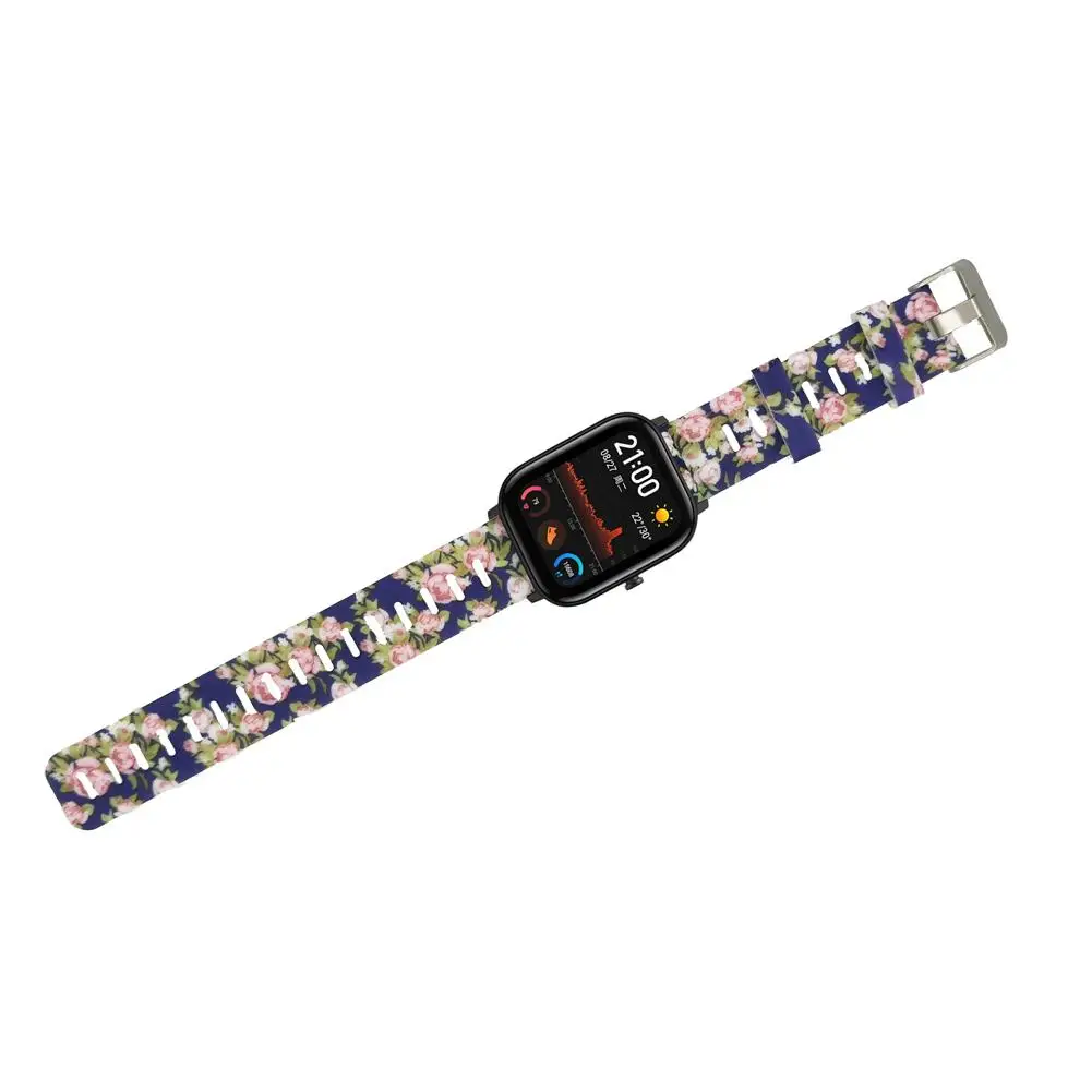 Ремешок для умных часов Xiaomi Huami Amazfit GTS персонализированный Запасной силиконовый