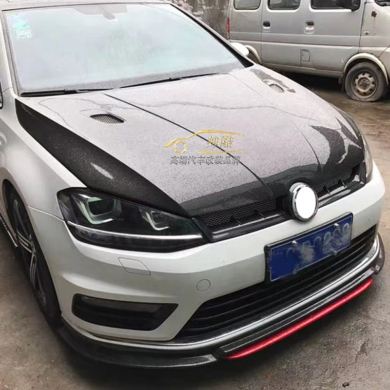 Golf 7 MK7 ASPEC Стиль углеродного волокна передняя решетка бампера гриль для Volkswagen Golf 7