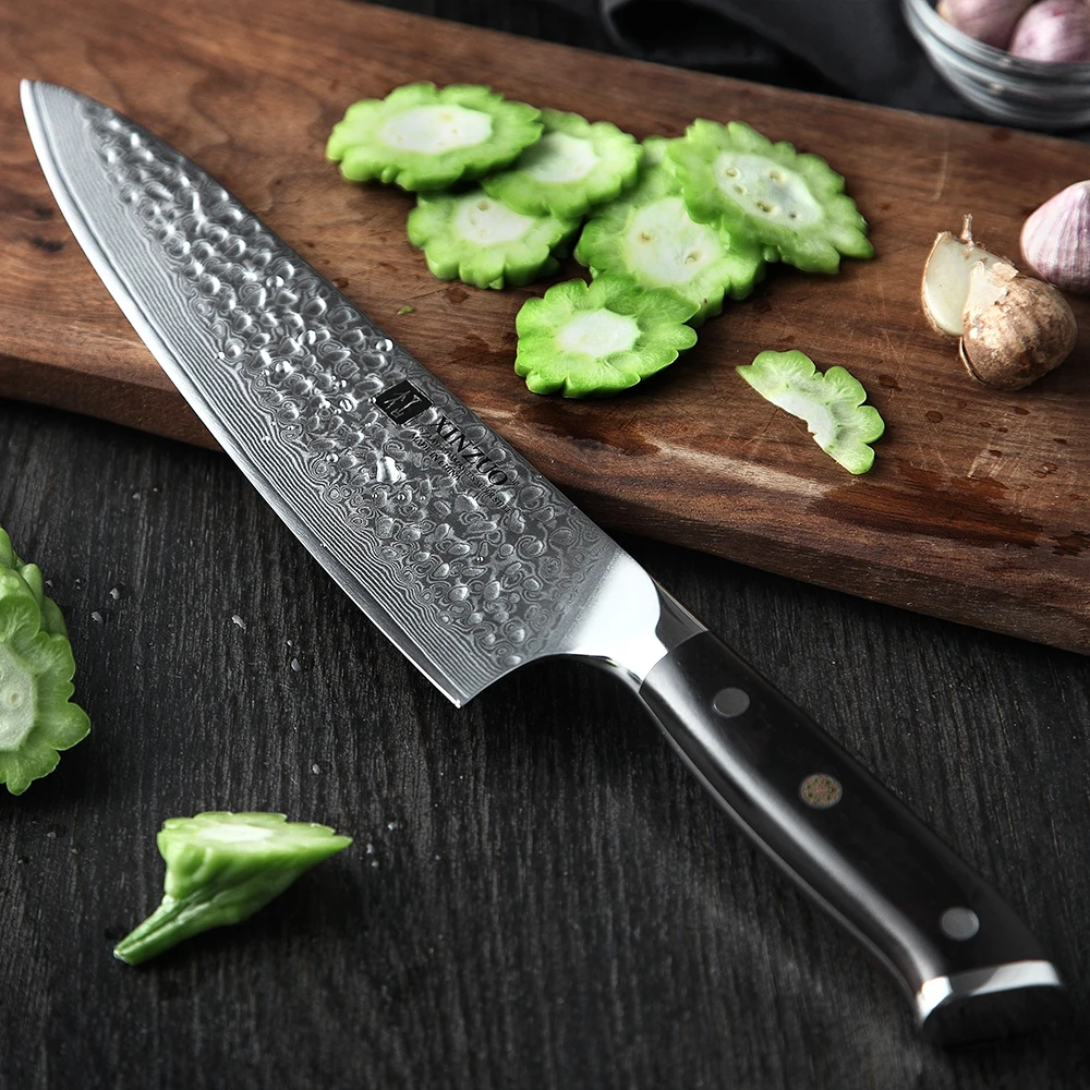 Нож Gyuto 10Cr15CoMoV из японской дамасской стали 8 дюймов|chef knife|damascus steel kitchen knives8 inch chef knife