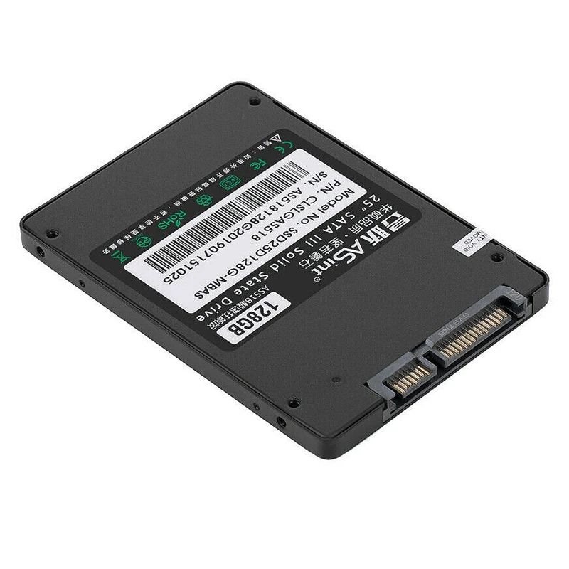 ASint SSD 2,5 дюймов SATA3 SSD 128 ГБ AS518 твердотельный накопитель для настольных ПК 7 мм