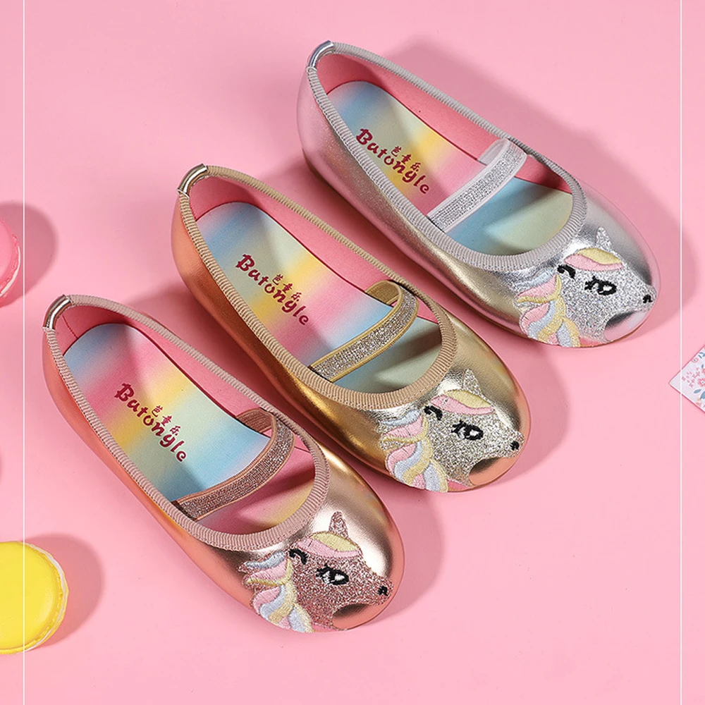 Scarpe Da Principessa Con Brillantini Per Bambine - Ballerine Eleganti Per Feste E Occasioni