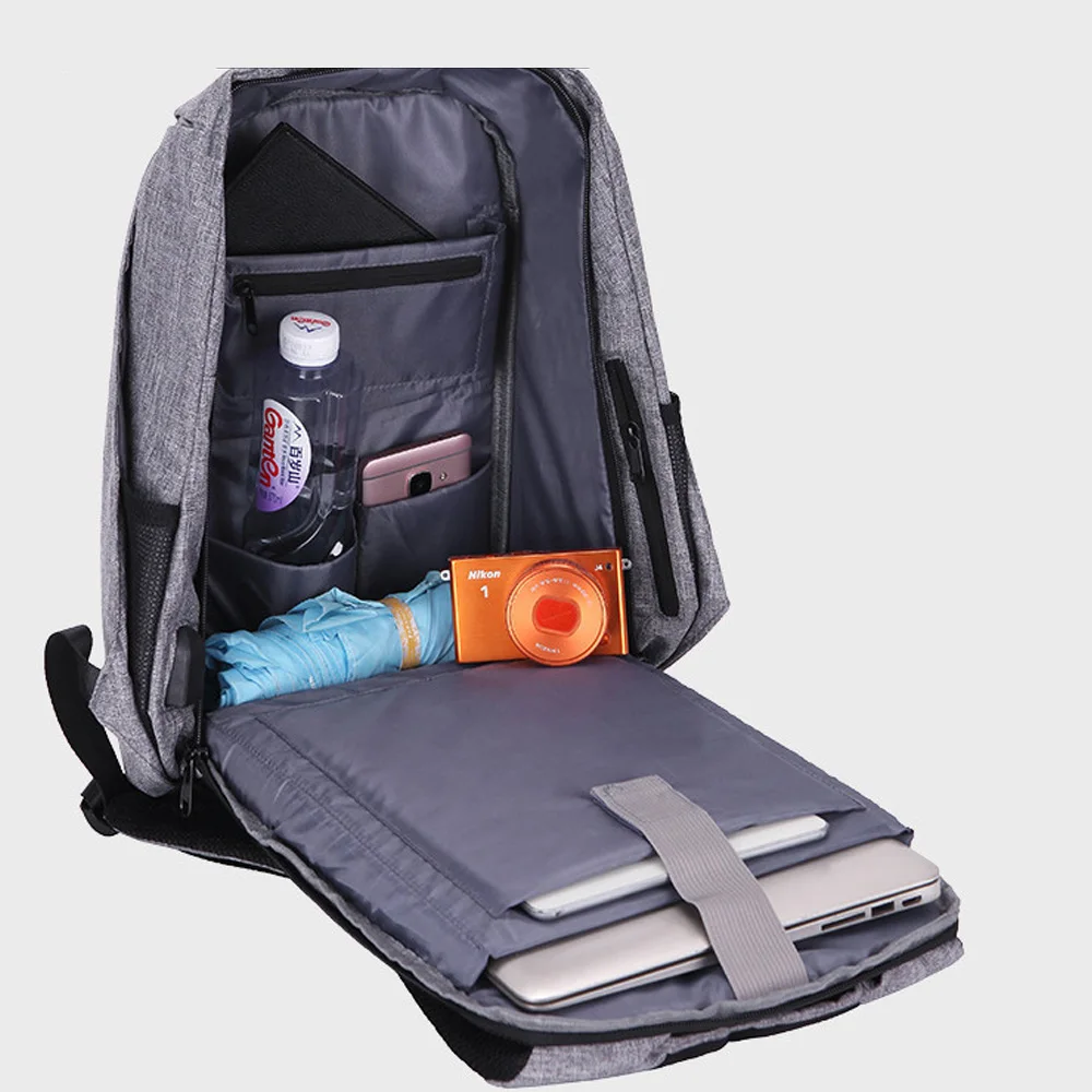 Школьный рюкзак 15,6, рюкзак для ноутбука, модный, usb зарядка, Противоугонный рюкзак для девушек, бизнес, женский, мужской, дорожная сумка, Mochila
