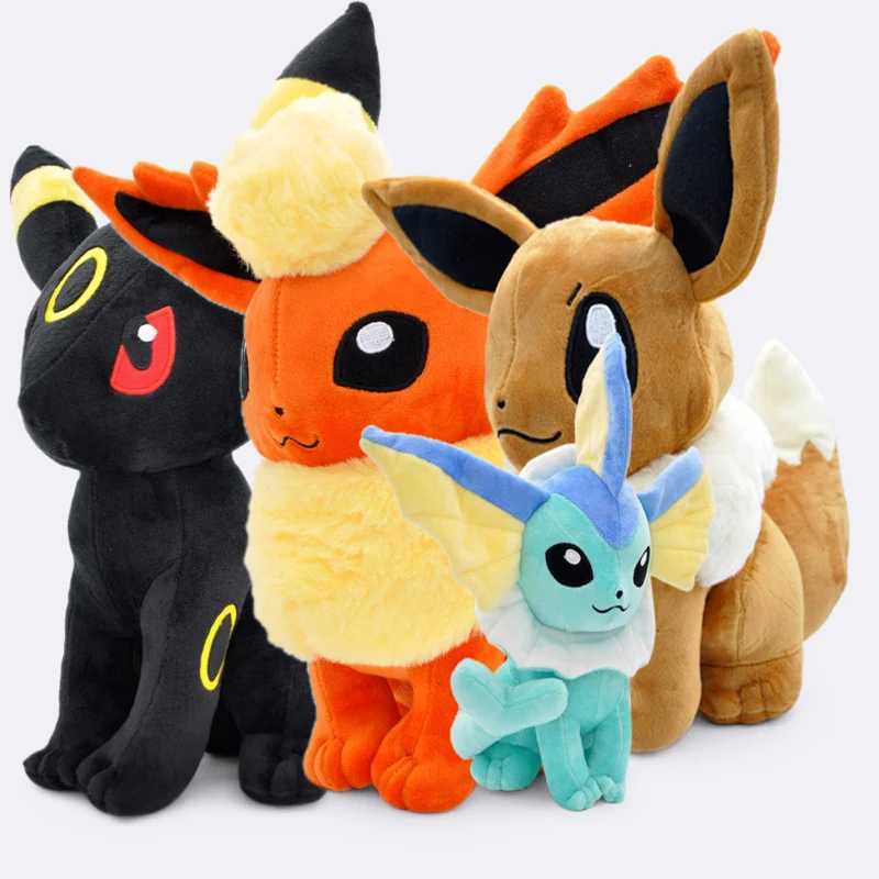 12 &quot30 см/37 см большой сидя Иви Вапореон Flareon Umbreon мягкие Животные плюшевые игрушки