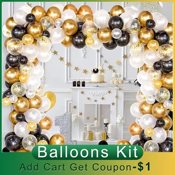 

Latex Balloons Kit For Party Birthday 100/123/126/174 PCS Arch Party Decoration Balloon Jungle Garland Wedding Christmas Decor