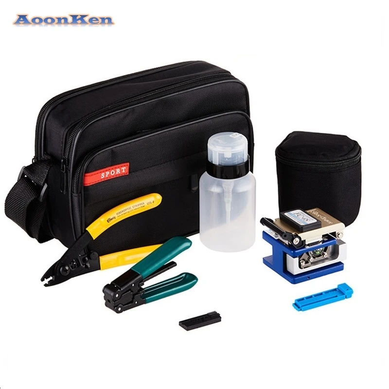 FTTH Fiber Optic Tool Kit with FC-6S Cleaver and CFS-2 Fiber Stripper dual band wifi router