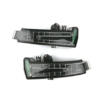 

1Pair Rearview Mirror Cover L/R Signals Direct Replacement ABS Plastic