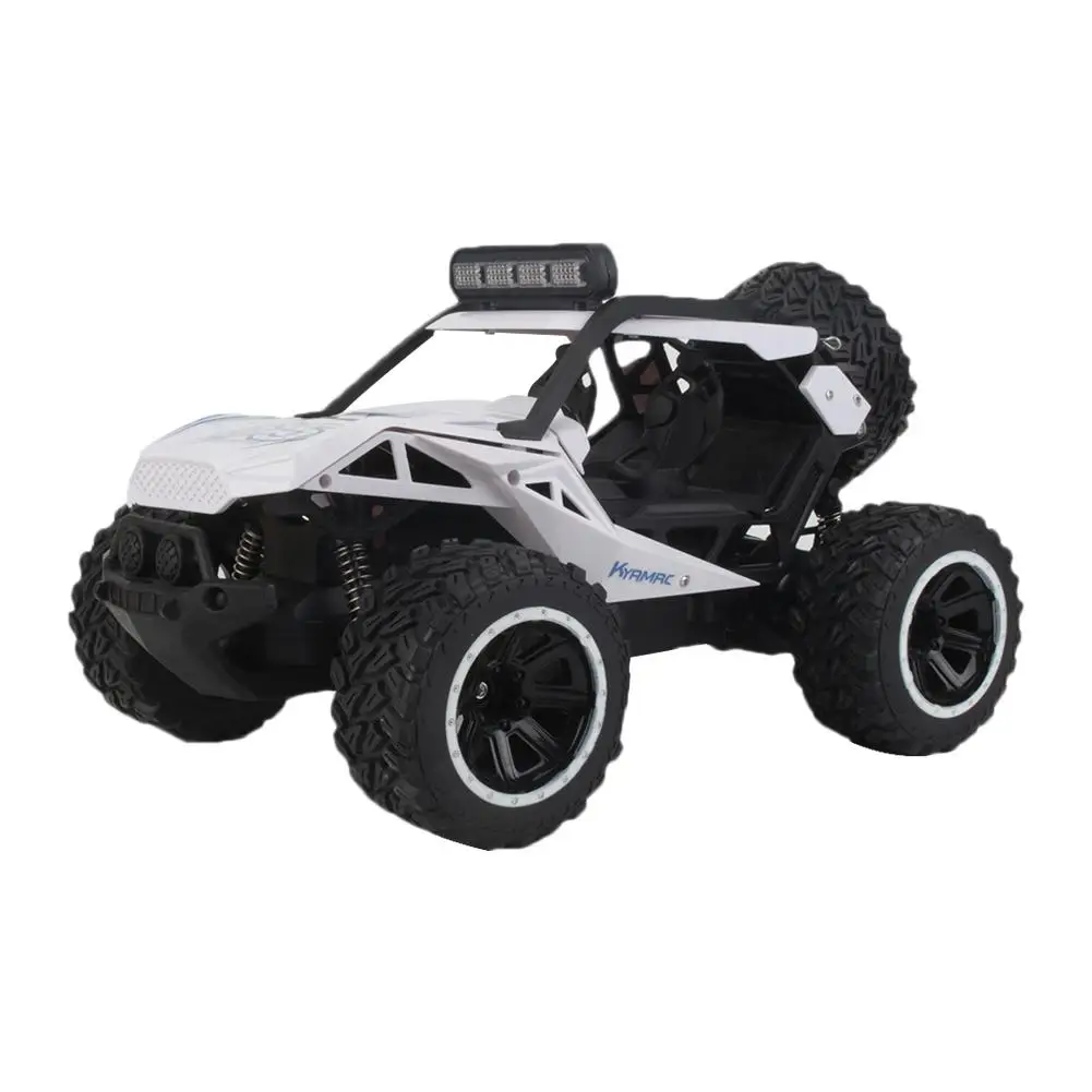 2,4G Rc автомобиль 1/14 внедорожный пульт дистанционного управления автомобиль высокоскоростной большой четырехколесный альпинистский автомобиль usb зарядка автомобиль игрушки для вождения в пустыне - Цвет: Белый