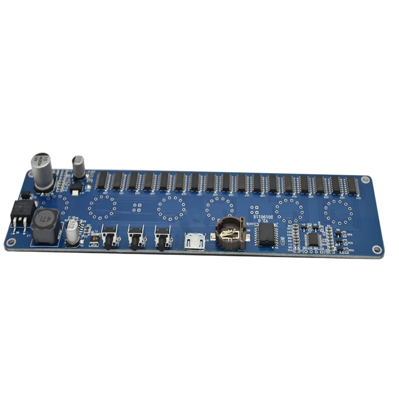 Diy In14 In4 Nixie трубки часы цифровые светодиодные подарок монтажная плата комплект