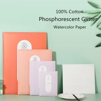 

Official Paul Rubens Watercolor Paper 100% Cotton 300g Glitter Professional Water Color Paper for Painting Art supplies