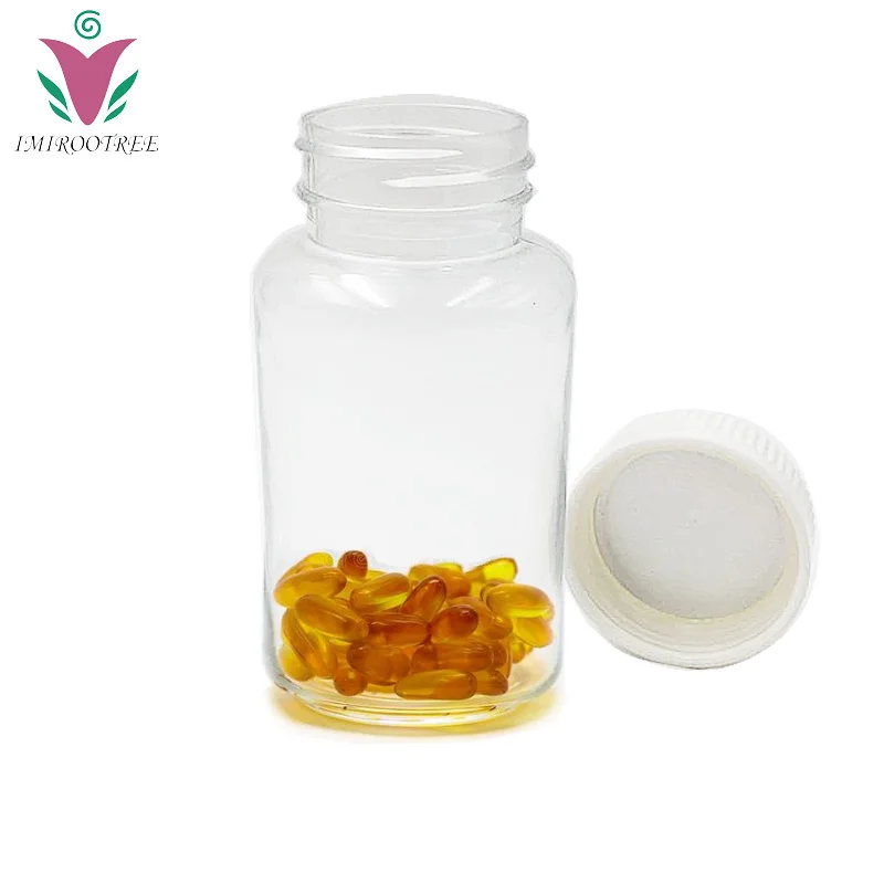 30pcs 200ml Clear Hdpe/pe Plastic Pill Bottles Empty Capsule