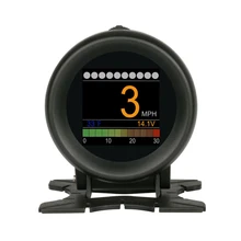 X60 OBD2 Универсальный Безопасный для вождения цифровой дисплей проектор Автомобильный датчик температуры измеритель напряжения Авто превышение скорости сигнализации