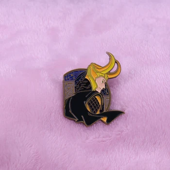 

Gorgeous Loki lapel pin cool Avengers Marvel comics theme collection