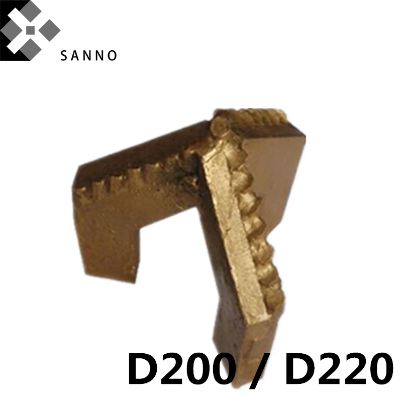 Three blade hard octagonal alloy drilling tools D73 - D150 3 wings welding drag bits mud pump parts for drilling well, mining (2)