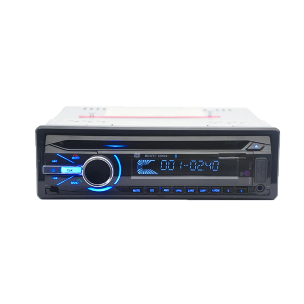 

2.5" 12V Car Audio Stereo DVD Player FM Function Built-in Bluetooth 1 Din Remote Control MP3 Player