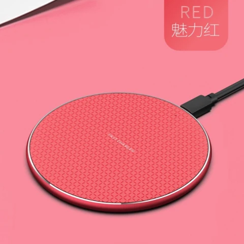 15W Qi Wireless Charger For iPhone 13 13Pro MAX 12 13 mini Induction Fast Magnetic Wireless Charging Dock Pad For Samsung Xiaomi 10W Red