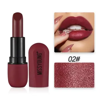 

Genuine Matte Lipstick Moisturizes Velvet Lip Gloss Makeup Comestics Tools Easy To Wear Waterproof Whitening LipGloss TSLM1