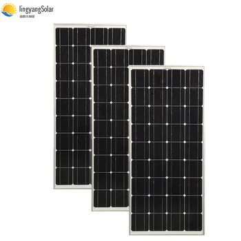 

12V 100W Solar Panel 100 Watt Semi Flexible Solar panels Solar Cell Mono Caravan Camping Home Battery Charging Power