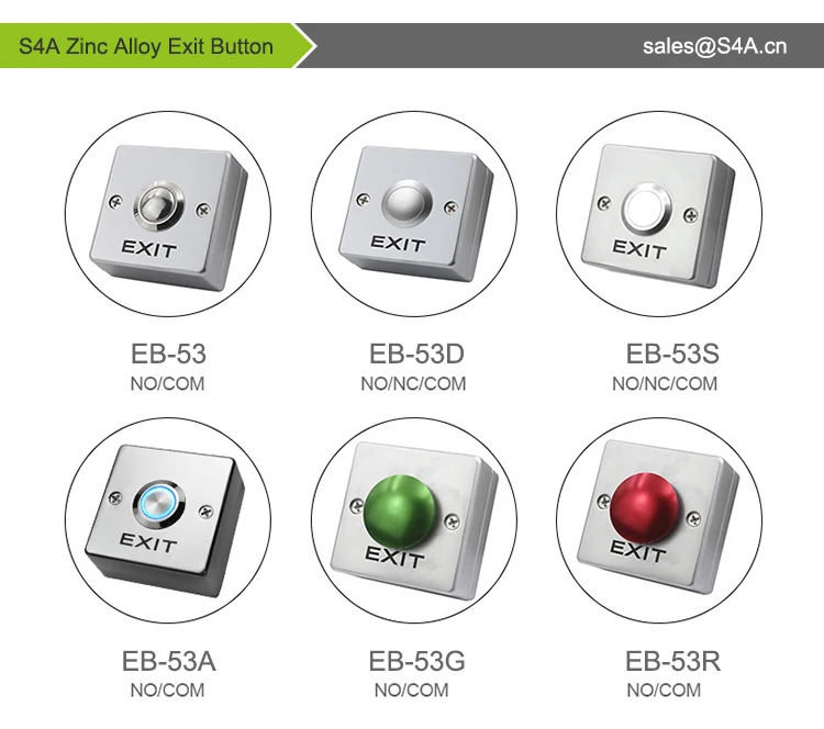 Zinc Alloy Push Button