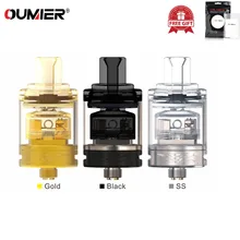 Оригинальная электронная сигарета Vape Бак Нижний поток воздуха Топ заправка 22 мм Oumier ОСА Nano MTL RTA VS Oumier ОСА Nano RDTA танк