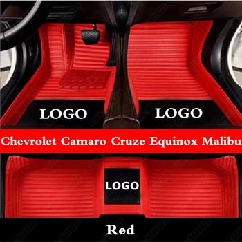 

Car Floor foot Mats for Chevrolet Camaro Cruze Equinox Malibu Trax Skid Sonic Sail Spark Captiva Colorado Blazer Epica Cavalier