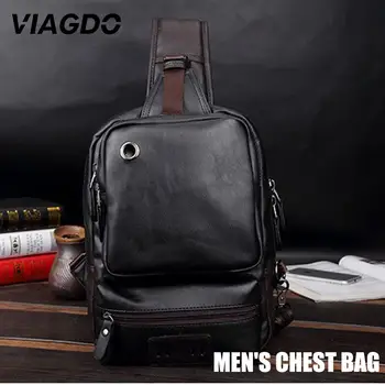 

Chest Knapsack Tactical Sling Chest Shoulder Bag Bank Card Mobile Phone Money Luggage Bags Shopping Pu Unilateral Tourism