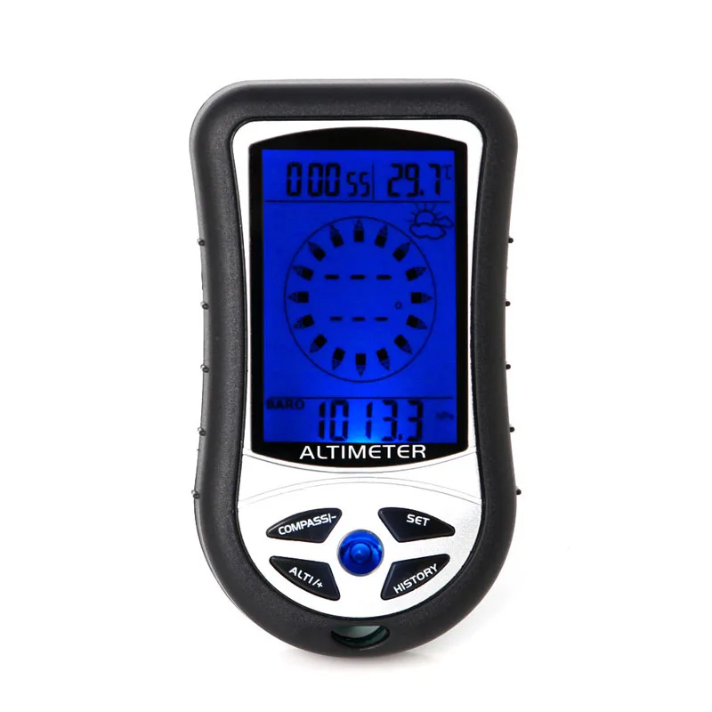 Digital 8 in 1 LCD Compass Barometer Altimeter Thermo Temperature Clock Calendar | Спорт и развлечения