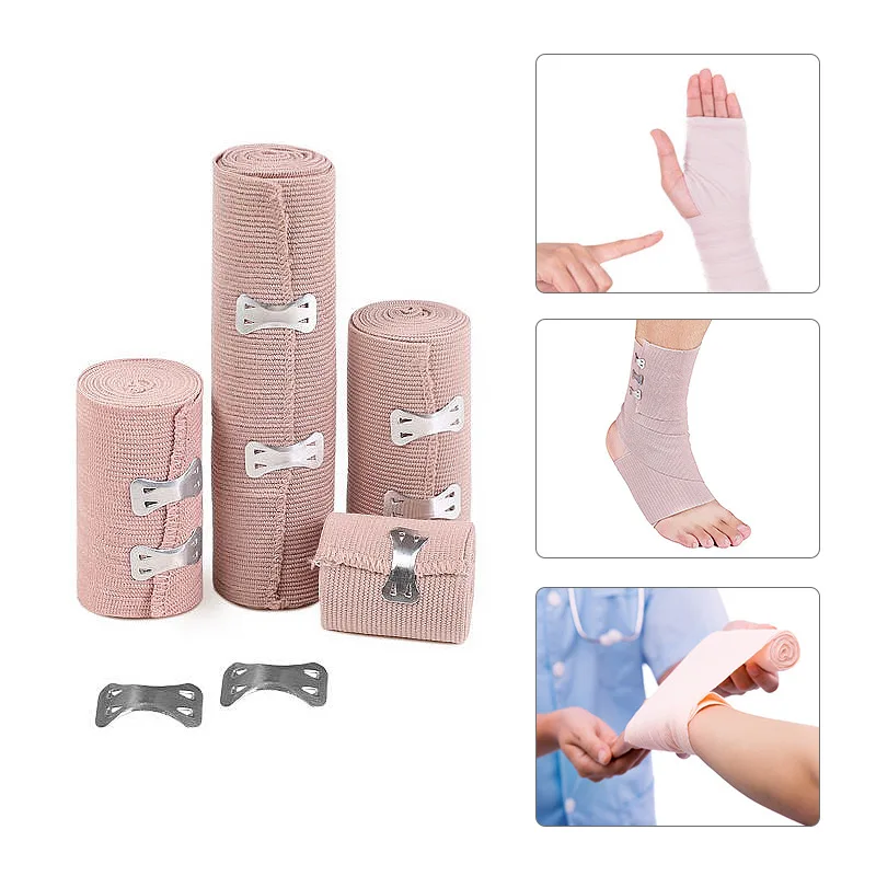 

1-Roll High Elastic Wound Dressing Bandages For Outdoor Sports Work Sprain Treatment Bandage First Aid Kits Accessories